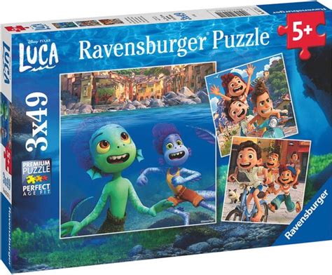 Ravensburger Puzzel Disney Pixar Luca S Avonturen Legpuzzel 3x49