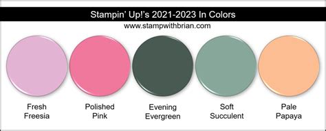 Introducing Stampin’ Up!’s 2021-2023 In Colors – STAMP WITH BRIAN