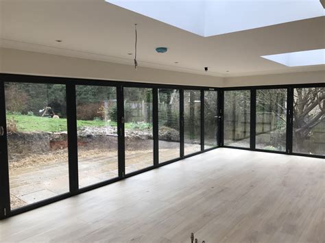 02 Cantilevered Bi Fold Doors After Berkshire And Surrey Construction