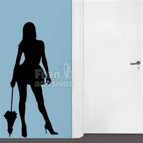 Adesivo De Parede Silhueta De Mulher Home Decor Home Decor Decals Decor