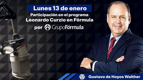 Participación de Gustavo de Hoyos en el programa Leonardo Curzio en