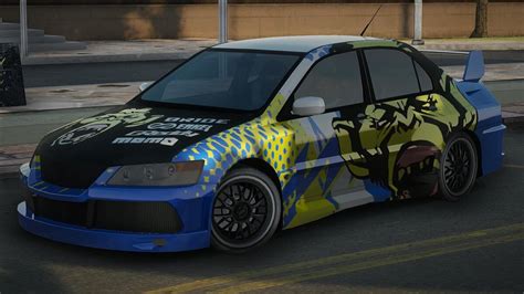 Завантажити Mitsubishi Lancer Evolution Ix Bananablast з Nfs Carbon