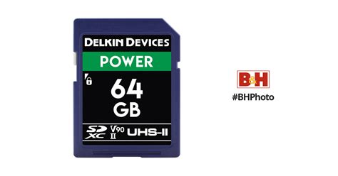 Delkin Devices Gb Power Uhs Ii Sdxc Memory Card Ddsdg G