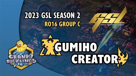 Gumiho Vs Creator Tvp Gsl Season Code S Round Of Group C