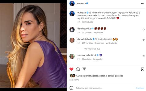 Ap S Flagras Juntos Dado Dolabella Deixa Mensagem Em Post De Wanessa