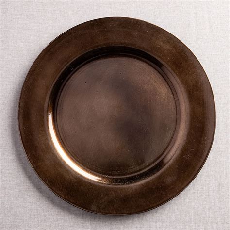 Ksp Everyday Charger Plate Bronze Kitchen Stuff Plus