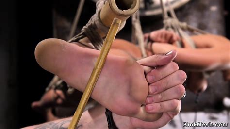 Spreaded Legs Babe In Suspension Submitted