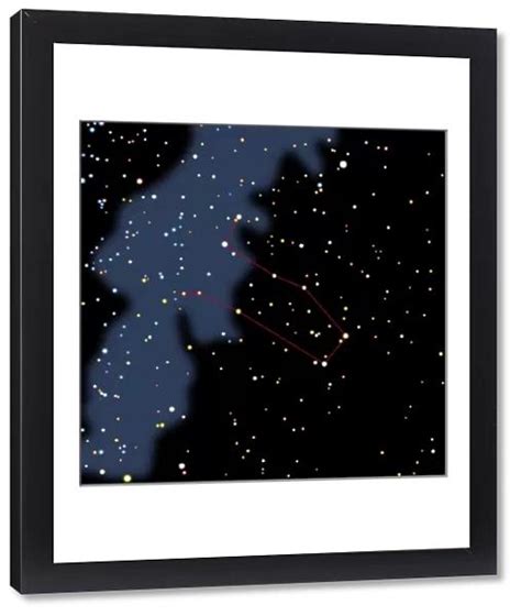 Computer Artwork Of The Constellation Of Gemini Available As Framed