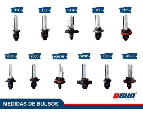 Kit Hid Xenon Osun Autos Faros Luces Focos Todas Las Medidas