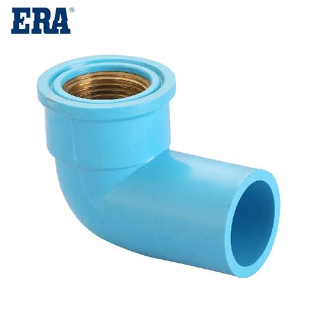 Era Upvc Pvc Plastic Pressure Fittings Jis Standard Female Brass Elbow