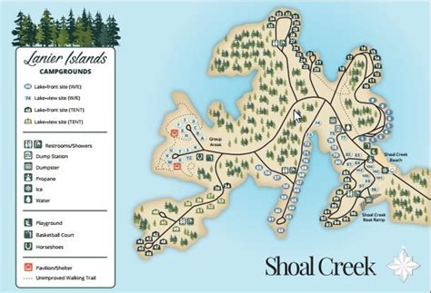 Shoal Creek Campground Map - Tyler Texas Zip Code Map