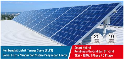 Edcon PLTS Smart Hybrid Kombinasi On Grid Dan Off Grid Dirandra Electric