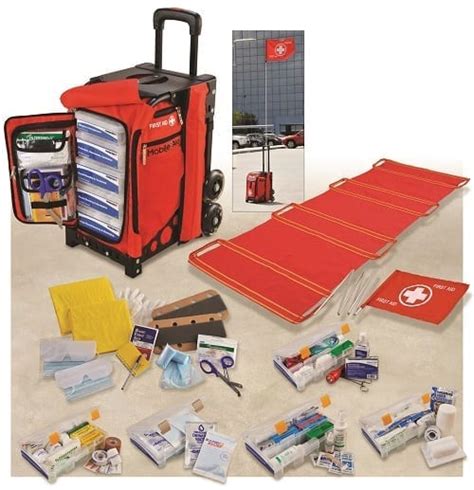 MobileAid EASY ROLL Hi Visibility Trauma First Aid Station 31500