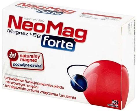 Neomag Forte X Tabletek Cena Opinie Dawkowanie Sk Ad I Apteka Pl