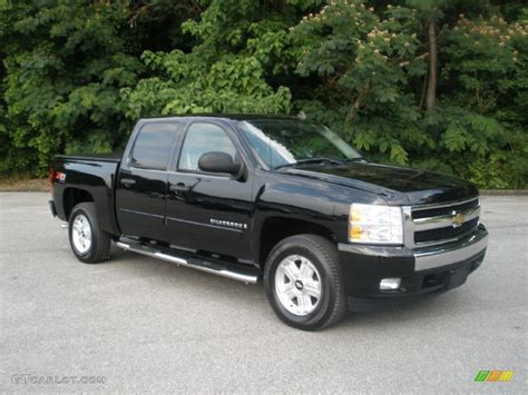 2007 Black Chevrolet Silverado 1500 Lt Crew Cab 4x4 66273455 Car Color Galleries