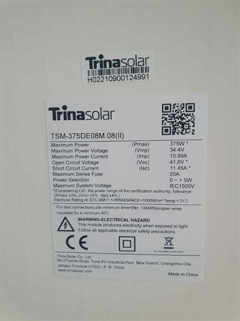 Zonnepanelen Trina Solar Honey M Tsm De M Ii Wp Bfr