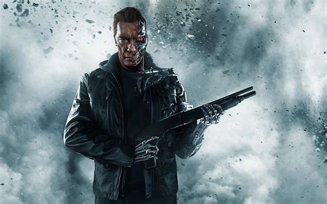 Posterhouzz Movie Terminator Genisys Terminator Arnold Schwarzenegger