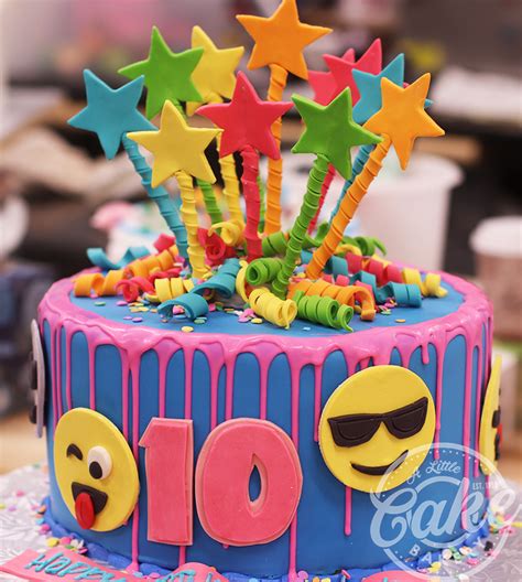 Emoji Birthday Cake