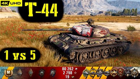 World Of Tanks T 44 Replay 9 Kills 5 6K DMG Patch 1 6 1 YouTube