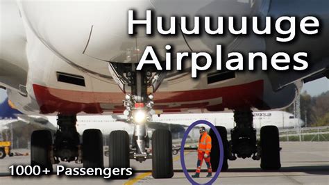 Huge Airplanes Taking Off And Landing Enormous Gigantic Aircrafts
