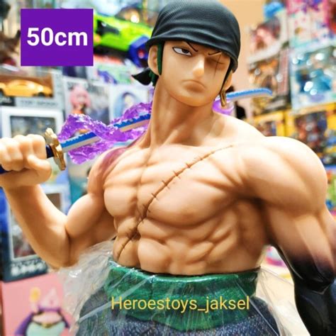 Jual Action Figure Roronoa Zoro Anime Onepiece Zoro Size Medium Statue