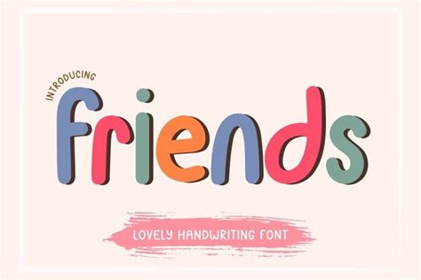 Friends Lovely Handwriting Font