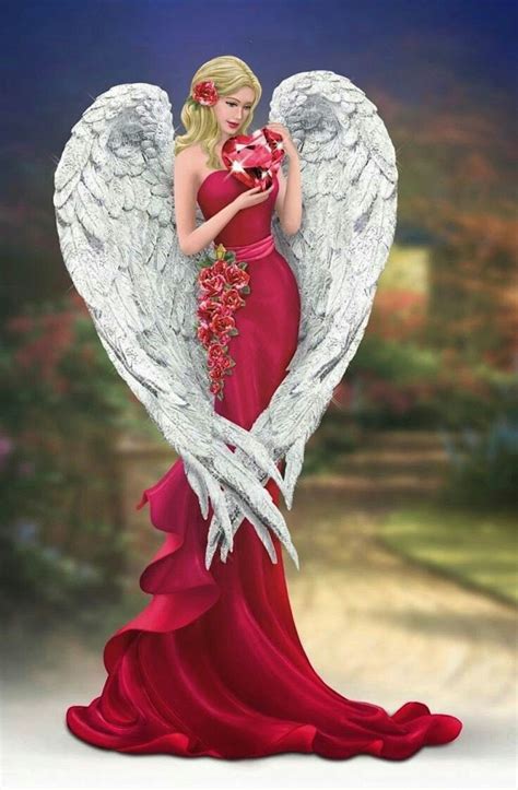 Pin By Red69heart On Fairies N Angels Angel Painting Angel Figurines