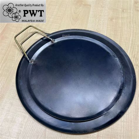 Metallogy Round Hot Plate Pan Grill Plate Kuali Leper Bulat Ketayap