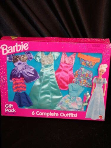 1996 Barbie 6 Fashion Outfits Gift Pack 68073 86 NRFB RARE EBay In