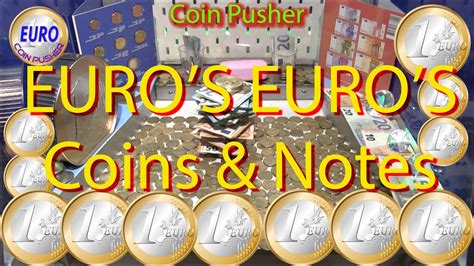 Euro S Euro S Euro S Coins And Notes And Tower Euro Coin Pusher