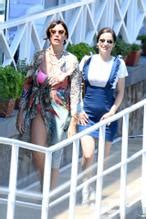 Alessia Fabiani Sexy Seen In A Pink Bikini At The Hotel Regina Isabella As A Guest Of The Ischia