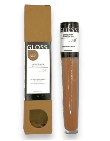 Gloss Labial Intense Nude Escuro 4ml Matriz Natural Cosméticos