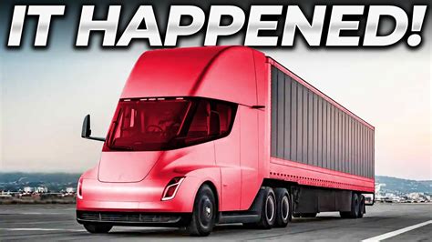 The All New 2022 Tesla Semi Here Youtube