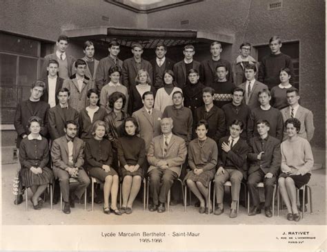 Photo De Classe Math Elem De 1965 Lycée Marcelin Berthelot Copains D