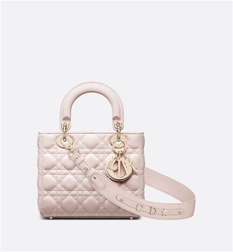 Small Lady Dior My Abcdior Bag Steel Gray Cannage Lambskin Dior