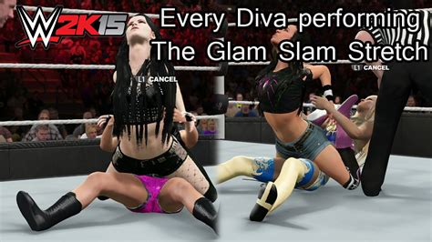 Wwe K Ps Every Diva Performing The Glam Slam Stretch Youtube