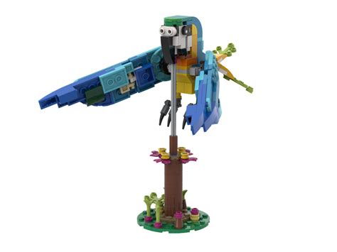 Lego Moc 31136 Balancing Parrot By Jemunoz0 Rebrickable Build With Lego