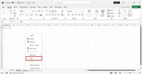 Cara Menyembunyikan Sheet Di Excel Compute Expert