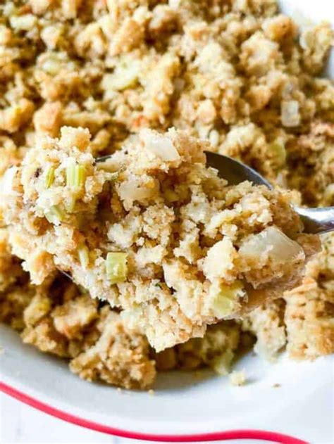 Easy Make Ahead Cornbread Stuffing Recipe Stress Free Thanksgiving Little House Big Alaska