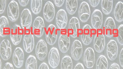 Bubble Wrap Popping Stress Reliever Youtube