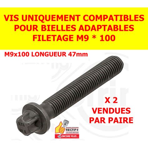 PAIRE DE VIS DE BIELLE ADAPTABLE BMW N47 N57