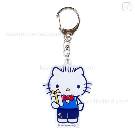 Japan Sanrio Secret Acrylic Keychain Hello Kitty 50th Anniversary Kawaii Limited