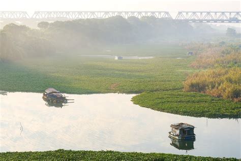 Barges on River · Free Stock Photo