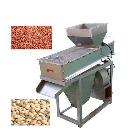 High Automation Groundnut Peeling Machine Dry Air Peanut Peeling