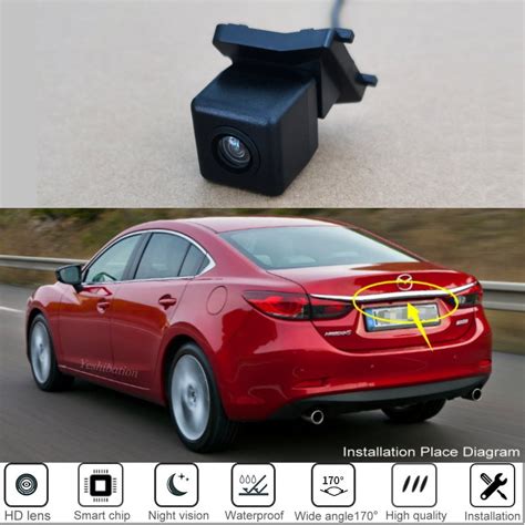 For Mazda 6 Atenza 2014 2015 2016 2017 2018 HD Car Rear View Back Up