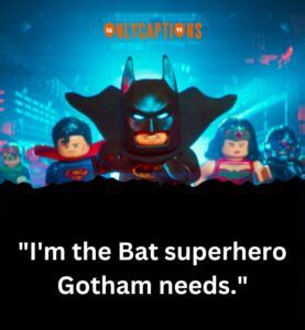 Lego Batman Quotes Heroic Humor