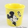 Tasse à café espresso Mickey DISNEYLAND PARIS expresso jaune cérami