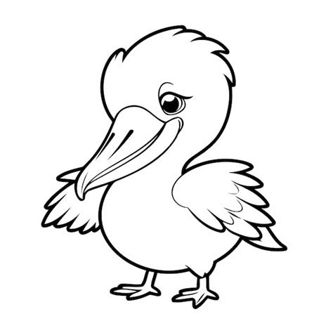 Premium Vector Vector Illustration Of A Cute Pelican Doodle For