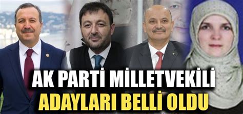 Ak Parti Nin Isparta Milletvekili Adaylar Belli Oldu