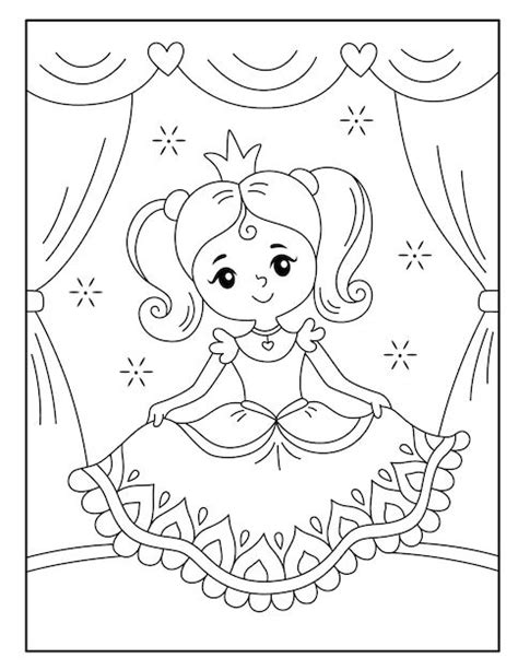 Colormoon Author Portfolio Freepik Coloring Pages Princess